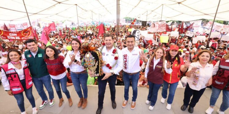 Estación turística de tren y apoyo al campo en Huejotzingo: Armenta