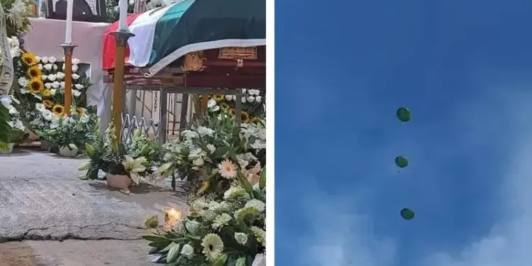 Cadete fallecido en práctica de paracaidismo, es despedido con honores