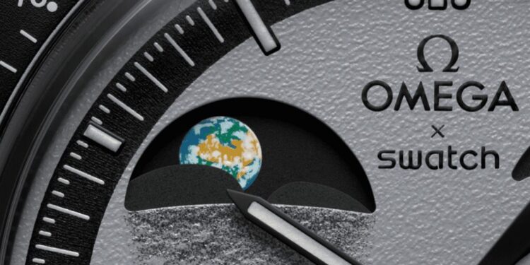 MoonSwatch: el esplendor de la Tierra vista desde la Luna