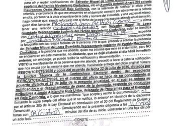 Ruiz Uribe es exonerado por el IEEBC tras denuncia por supuesta promoción personalizada