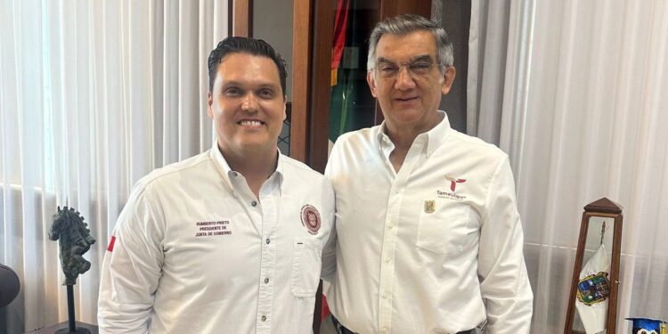 Refuerzan agenda legislativa y seguridad en Tamaulipas: Humberto Prieto se reúne con Américo Villarreal